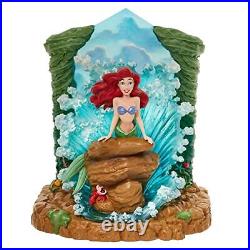 Disney Showcase The Little Mermaid Ariel Crashing Waves Lit Figurine, 9 Inch