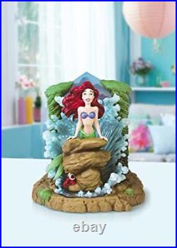 Disney Showcase The Little Mermaid Ariel Crashing Waves Lit Figurine, 9 Inch