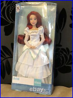 E4 BNIB Shop Disney Store ARIEL Wedding Little Mermaid 12" Classic Doll 
