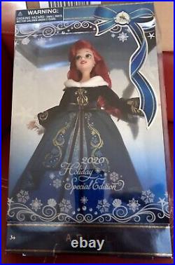 Disney Store Ariel Doll 11 The Little Mermaid 2020 Holiday Special Edition
