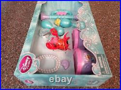 Disney Store Ariel Little Mermaid Deluxe Music Set Rare New Sebastian Flounder