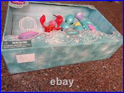 Disney Store Ariel Little Mermaid Deluxe Music Set Rare New Sebastian Flounder