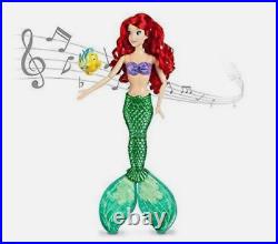 Disney Store Ariel The Little Mermaid 17 Singing Princess Doll Super Rare
