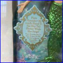 Disney Store Ariel The Little Mermaid 17 Singing Princess Doll Super Rare JAPAN