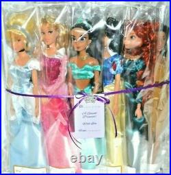 Disney Store Doll, Frozen Elsa/Anna/Rapunzel/Tiana/Jasmine/Pocahontas/Mulan/Snow