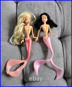 Disney Store Exclusive Little Mermaid Ariel Sisters Doll ARISTA ALANA 2007 Set