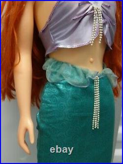 Disney Store Exclusive Little Mermaid Talking Ariel Collectible Doll 39-TESTED