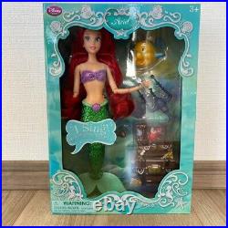 Disney Store Exclusive The Little Mermaid Ariel Deluxe Singing Doll 2015 Japan