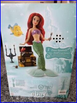 Disney Store Exclusive The Little Mermaid DELUXE SINGING ARIEL Doll NEW 2015 F/S