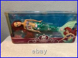Disney Store Exclusive The Little Mermaid Swimming Ariel Doll Nib