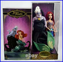 Disney Store Fairytale Designer Collection Ariel & Ursula Little Mermaid Villain