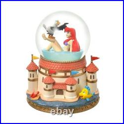 Disney Store Japan Ariel & Scuttle Snow Globe The Little Mermaid StoryCollection