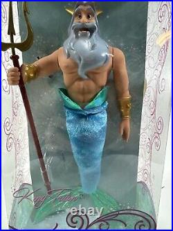 Disney Store King Triton Barbie doll from The Little Mermaid New In Box
