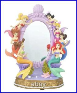 Disney Store Limited Little Mermaid Ariel Sisters Stand Mirror Figure New JP KN