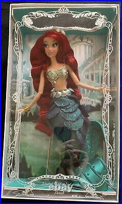 Disney Store The Little Mermaid Ariel 17 Heirloom Limited Doll 2013 LE 6000