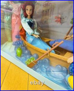 Disney Store The Little Mermaid Ariel Deluxe Gift Set Dolls Eric Japan Unopened