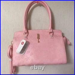 Disney Store The Little Mermaid Ariel Tote Bag 2way Handbag Pink Free Shipping
