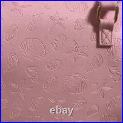 Disney Store The Little Mermaid Ariel Tote Bag 2way Handbag Pink Free Shipping