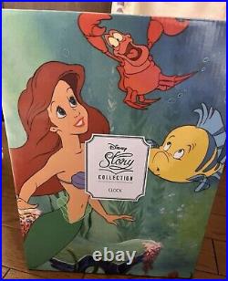 Disney Story Collection The Little Mermaid Ariel Sisters Figure Wall Clock withbox