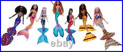 Disney The Little Mermaid Ariel And Sisters Small Doll Set With 7 Mermaid Dolls