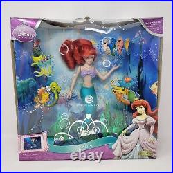 Disney The Little Mermaid Ariel Classic Movie Memories Porcelain Doll Brass Key
