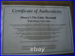 Disney The Little Mermaid Ariel Flander Original Picture Cel Drawing Limited R