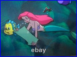 Disney The Little Mermaid Ariel Flander Original Picture Cel Drawing Limited R