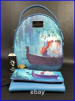 Disney The Little Mermaid Ariel Kiss Girl The Light Up Mini Backpack & Wallet