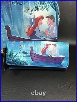 Disney The Little Mermaid Ariel Kiss Girl The Light Up Mini Backpack & Wallet