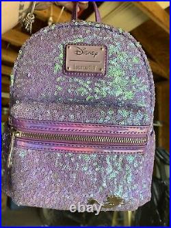Disney The Little Mermaid Ariel Sequin Mini Backpack Loungefly LIMITED EDITION