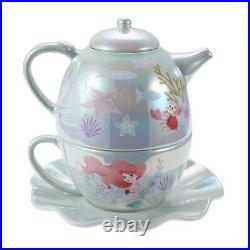 Disney The Little Mermaid Ariel Tea for One Tea Cup & Pot Set Disney Store NEW