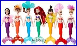 Disney The Little Mermaid Ariel and Sisters Doll Set 30th Anniversary 2019 New