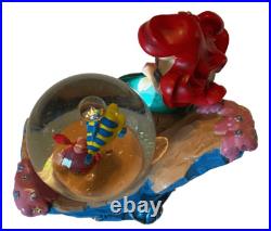 Disney The Little Mermaid Ariel with Flounder Under the Sea Snow globe Music Box Disney The Little Mermaid Ariel with Flounder Under the Sea Snow globe Music Box