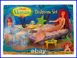 Disney The Little Mermaid Bedroom Set VTG Mattel Playset 65928 Vintage NIB New