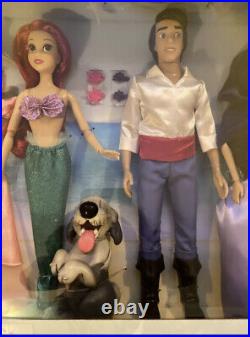 Disney The Little Mermaid Classic Doll Set Vanessa Villain Eric Ursula Ariel New