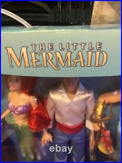Disney The Little Mermaid Deluxe Doll Gift Set Ariel Eric Vanessa Triton Ursula