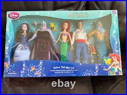 Disney The Little Mermaid Deluxe Doll Gift Set Disney Store Vanessa King Triton