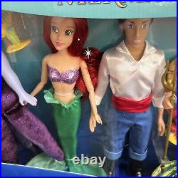 Disney The Little Mermaid Deluxe Doll Gift Set Disney Store Vanessa King Triton