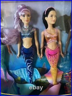 Disney The Little Mermaid Live Action Ultimate Ariel Sisters 7 Pack Doll Set New