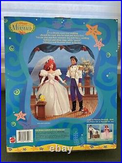 Disney The Little Mermaid & Prince Eric Wedding Party Gift Set 1997 New In Box