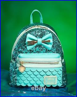 Disney The Little Mermaid Sequins Collection Mini-Backpack New Gift