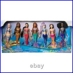 Disney The Little Mermaid Ultimate Ariel and Sisters Fashion Doll Set NIB