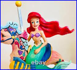 Disney Traditions Ariel Princess Of The Sea Little Mermaid Carousel Horse New