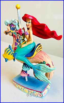 Disney Traditions Ariel Princess Of The Sea Little Mermaid Carousel Horse New