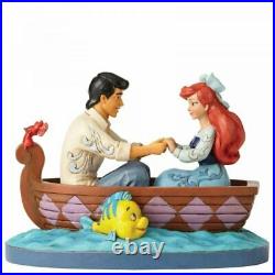 Disney Traditions Waiting For A Kiss Ariel & Prince Eric Figurine 4055414 New