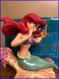 Disney WDCC Ariel LITTLE MERMAID Figurine Seahorse Surprise COA Signed By ARIEL