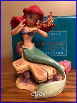 Disney WDCC Ariel LITTLE MERMAID Figurine Seahorse Surprise COA Signed By ARIEL