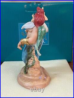 Disney WDCC Morning Daddy! Ariel & King Triton from The Little Mermaid - NEW