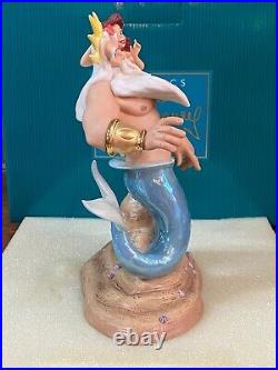 Disney WDCC Morning Daddy! Ariel & King Triton from The Little Mermaid - NEW