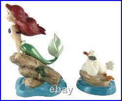 Disney WDCC Seaside Serenade Ariel and Muddled Mentor Scuttle The Little Mermaid